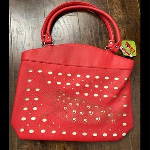 Shoulder/Hand Bag / beautiful cut-work